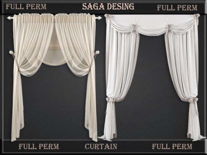 ''SaGa Design'' Full Perm ''Curtain ''Models 010