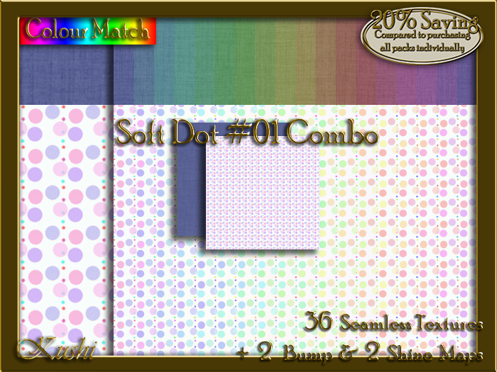 Soft Dot #01 COMBO Texture Bundle