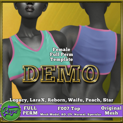 Peeps Mesh F007 Top Tank Mini DEMO