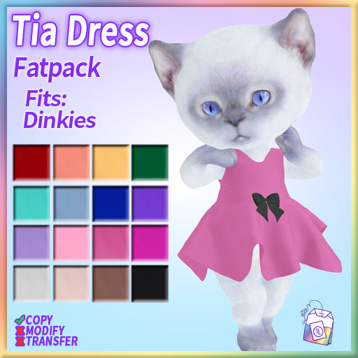 ~TL~Tia Dinkie Dress 16-Color Pack