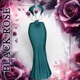 Turqoise Wrappy Gown Waifu