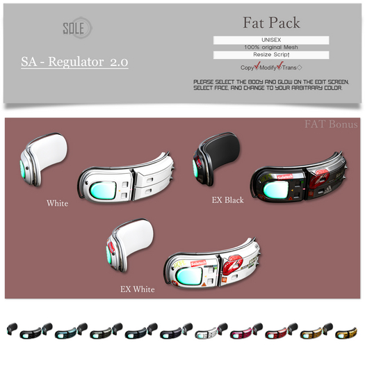 :::SOLE::: SA - Regulator  2.0 (Fat Pack)