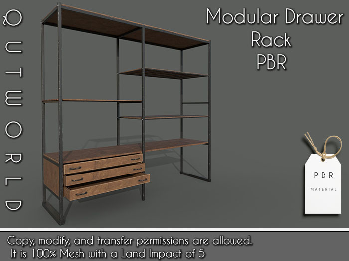 .::QUTWORLDT Modular Drawer Rack_PBR::.FP