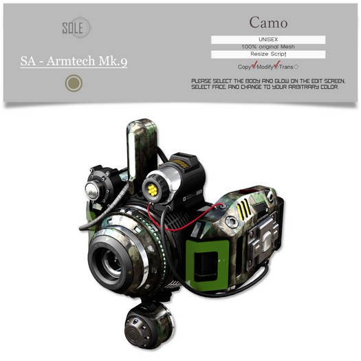 :::SOLE::: SA - Armtech Mk.9(Camo)