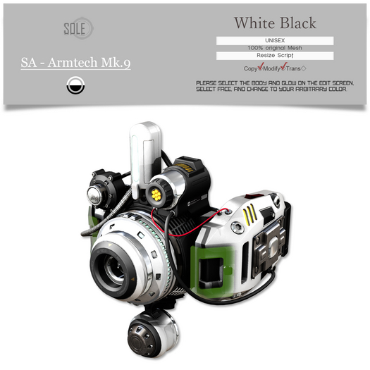 :::SOLE::: SA - Armtech Mk.9(White Black)