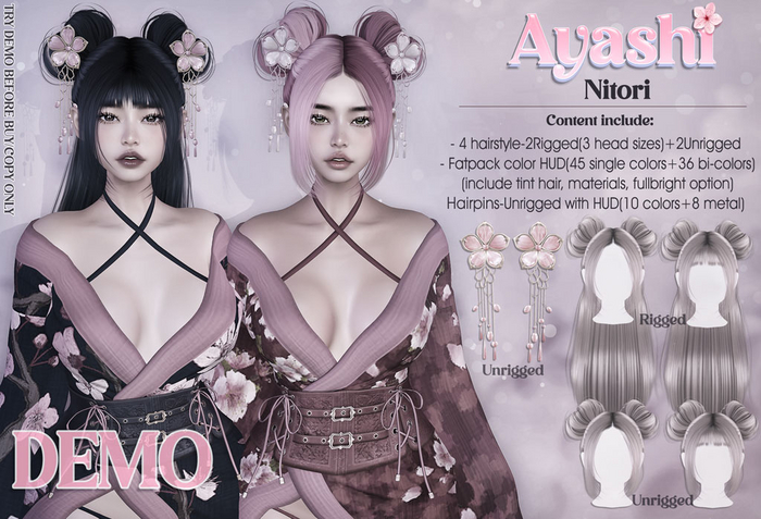 [^.^Ayashi^.^] DEMO Nitori hair-Full Pack