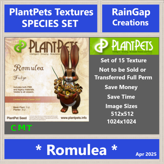 PLANTPETS POSTER SET ROMULEA (15)