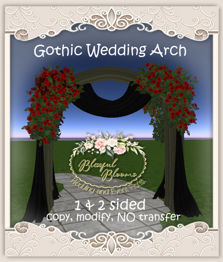 BB..Gothic Wedding Arch *
