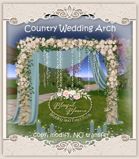 CM..Country Wedding Arch *