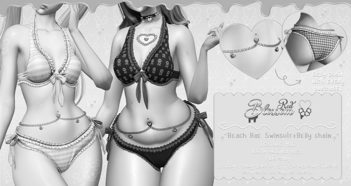 { Red Blossom } Beach Bae { DEMO }