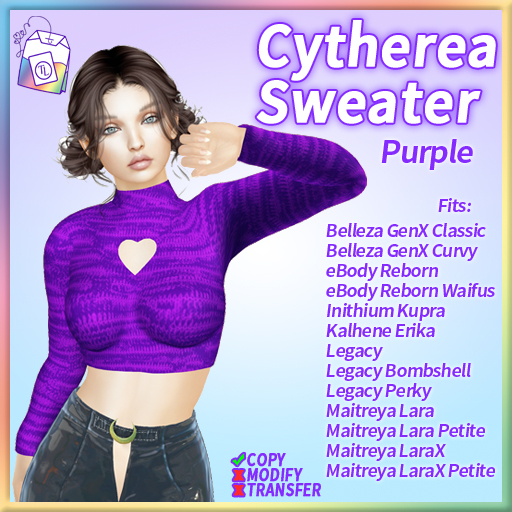 ~TL~ Cytherea Sweater Purple