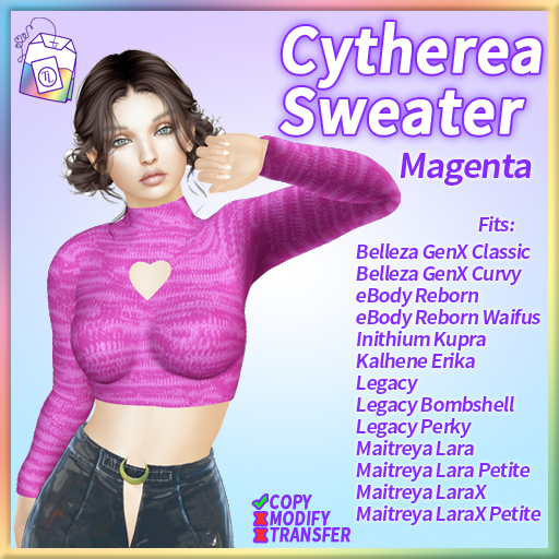 ~TL~ Cytherea Sweater Magenta