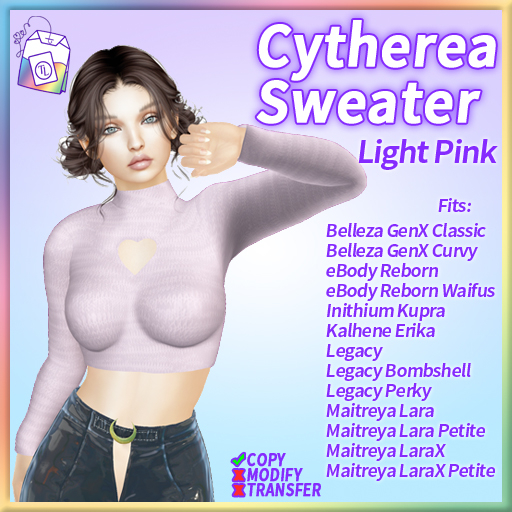 ~TL~ Cytherea Sweater Light Pink
