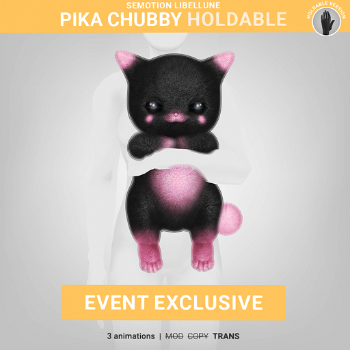 SEmotion Libellune Pika Chubby Holdable EXCLUSIVE