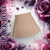 Beige Pleats Skirt Maitreya