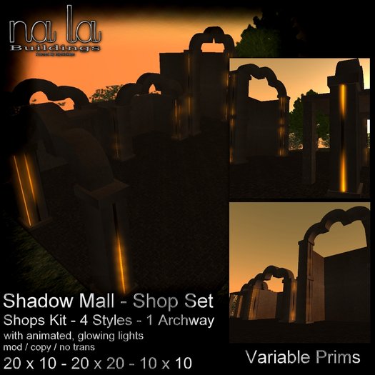 nala buildings Shadow Mall Shop-Set (Addon)
