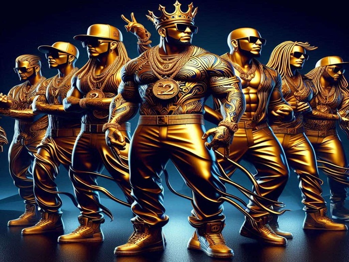 RLP REGGAETON GROUP WALL ART