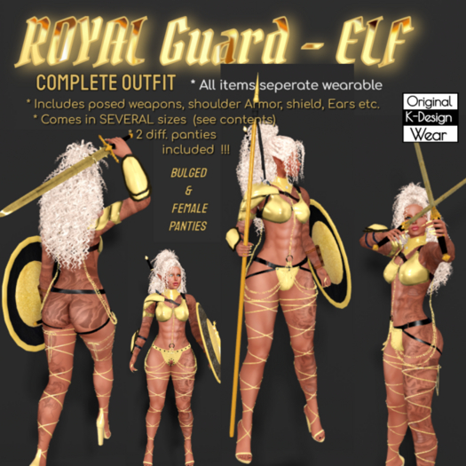 ROYAL GUARD ELF outfit - ADD