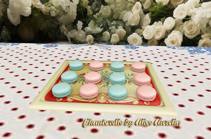 -tb- Tea Time - Tray of Macarons