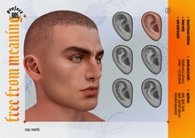 (project 605) - free from meaning - ear tattoo - 2/ spider web