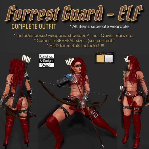FORREST GUARD ELF outfit- ADD
