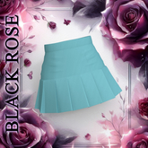 Teal Pleats Skirt Reborn