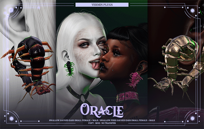 Oracle - Vermin Plugs - Metallic