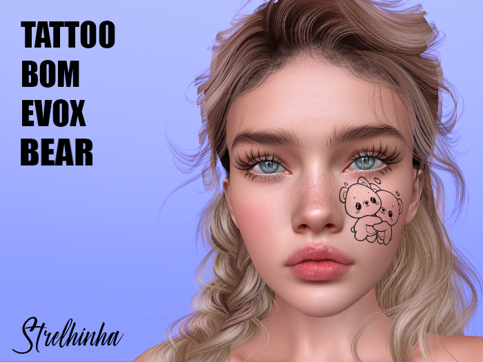 V TATTOO FACE EVOX BEAR