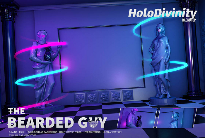 Holo Divinity Backdrop - The Bearded Guy