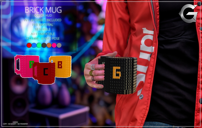 {geek} Brick Mug