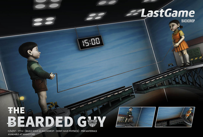 Last Game Backdrop - The Bearded Guy