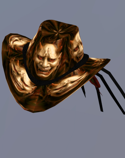 Happy African Mask Cowboy Hat