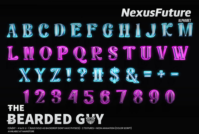 Nexus Future Alphabet - The Bearded Guy