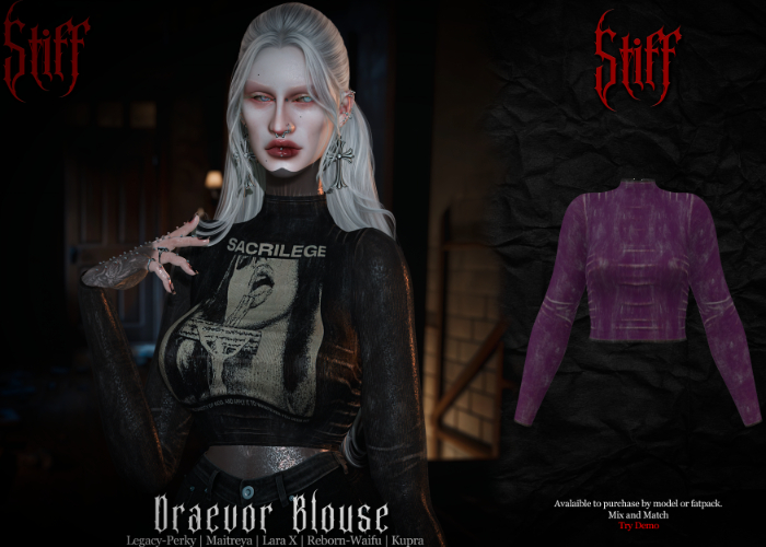 Stiff - Draevor Blouse - Viora