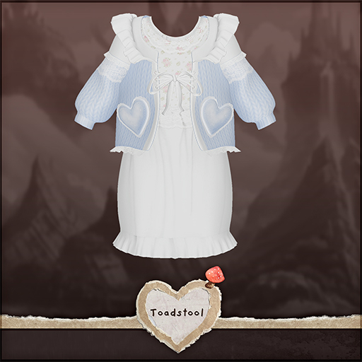 Toadstool . Lovey Outfit . Blue