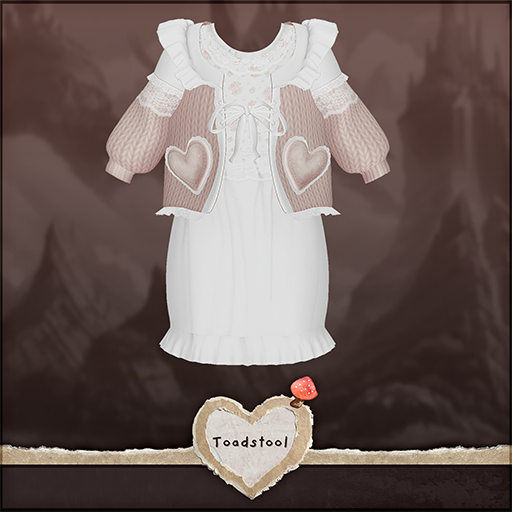 Toadstool . Lovey Outfit . Cream