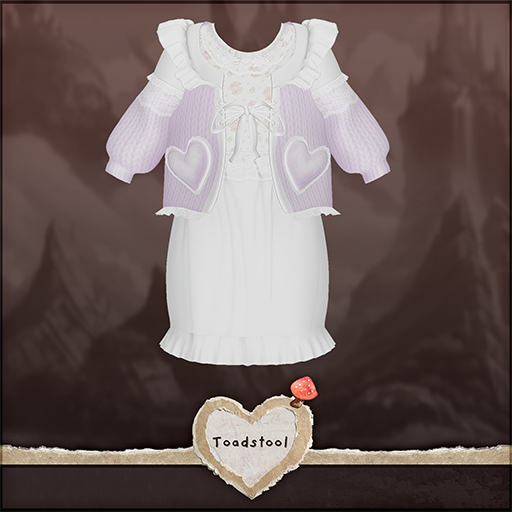 Toadstool . Lovey Outfit . Purple