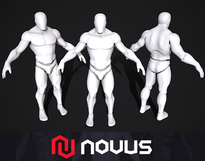 Male Mannequin  - Anatomy v2 {Mesh} 