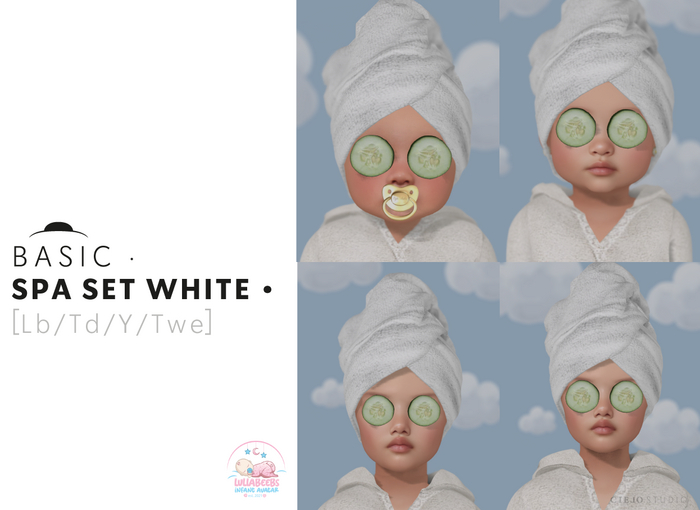CIELO STUDIO - Basic SPA SET WHITE (Lb/Td/Y/Tw) 