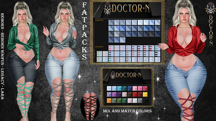 DOCTOR-N // RIVET_PANTS_BASIC