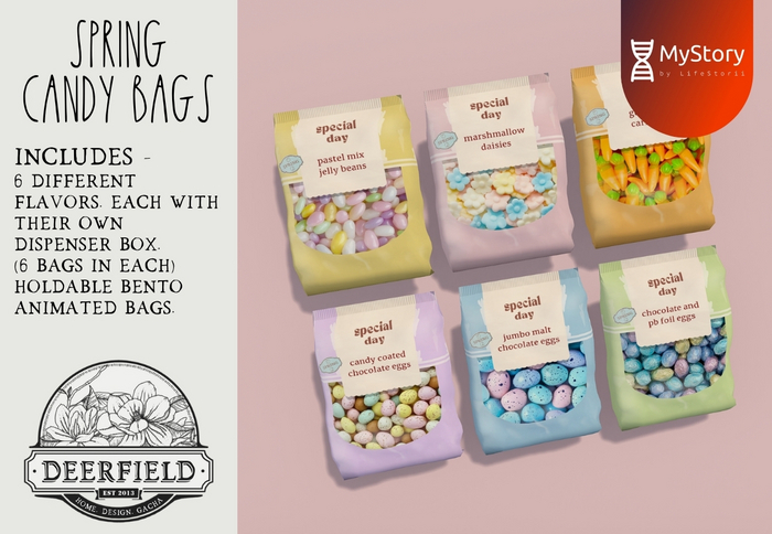 DEERFIELD - MyStory Spring Candy Bags (ADD ME)