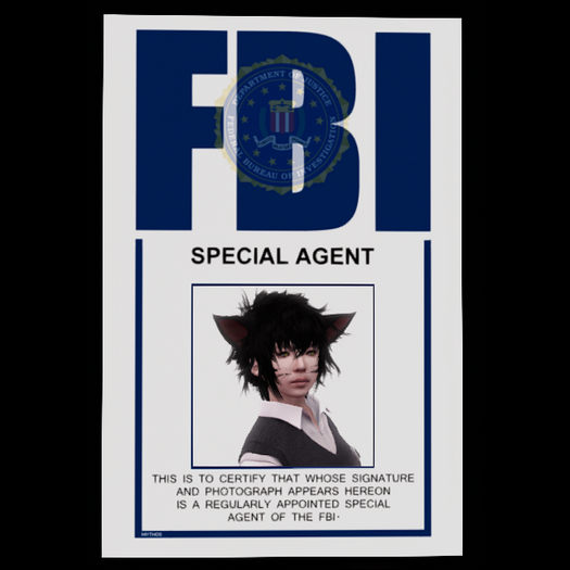 FBI ID card (add to chest)