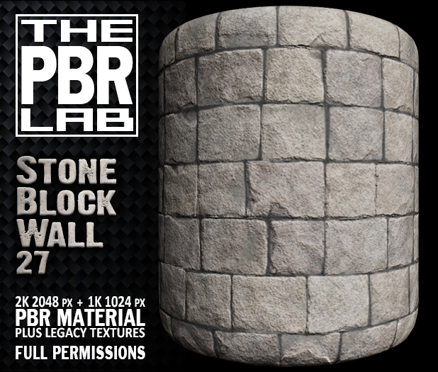 The PBR Lab - Stone Block Wall 27