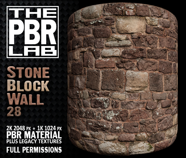 The PBR Lab - Stone Block Wall 28