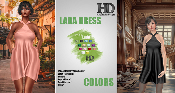 HD LADA DRESS COLORS