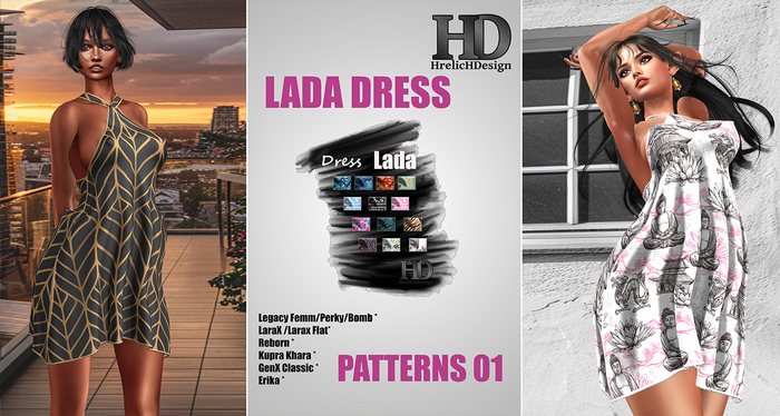 HD LADA DRESS PATTERNS 01