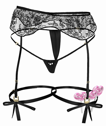 *CK* Save the date lingerie BLACK