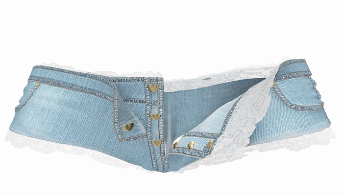 *CK* Save the date shorts DENIM LIGHT
