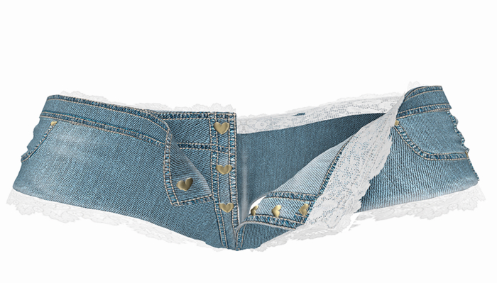 *CK* Save the date shorts DENIM MEDIUM
