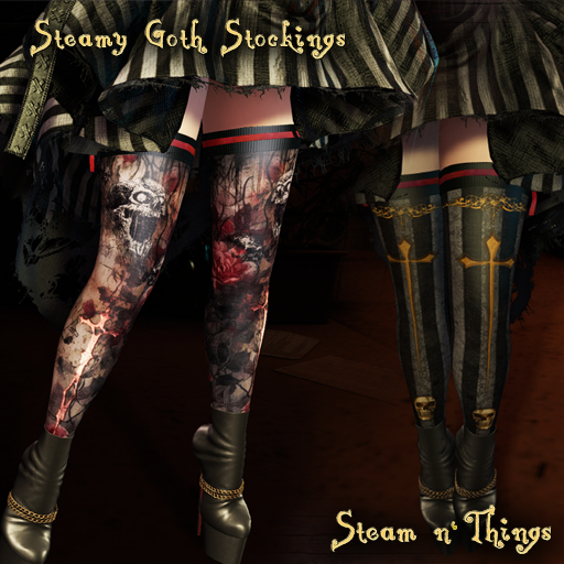 Sn'T Steamy Goth Stockings
